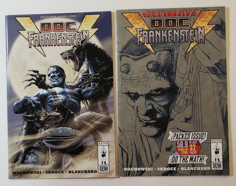 Doc Frankenstein #1 2 3 4 5 Burly Man Comics 1st Print Geoff Darrow 2004 VF/NM 