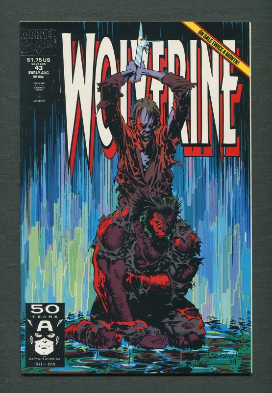 Wolverine #43 / 9.6 NM+ - 9.8 NM-MT  (1988 1st Series)