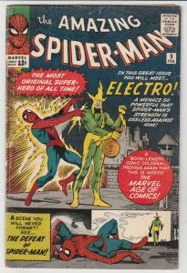 Amazing Spider-Man #9 strict VG+ 4.5   1st Appearance - Electro  Many more up