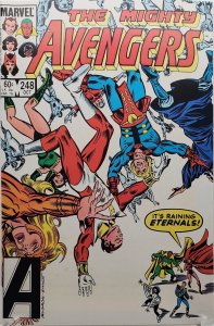 Avengers #248 Marvel Comics (1984) Key, Eternals issue NM+