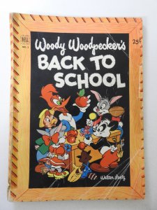 Woody Woodpecker Back to School #1 (1952) PR Condition see description