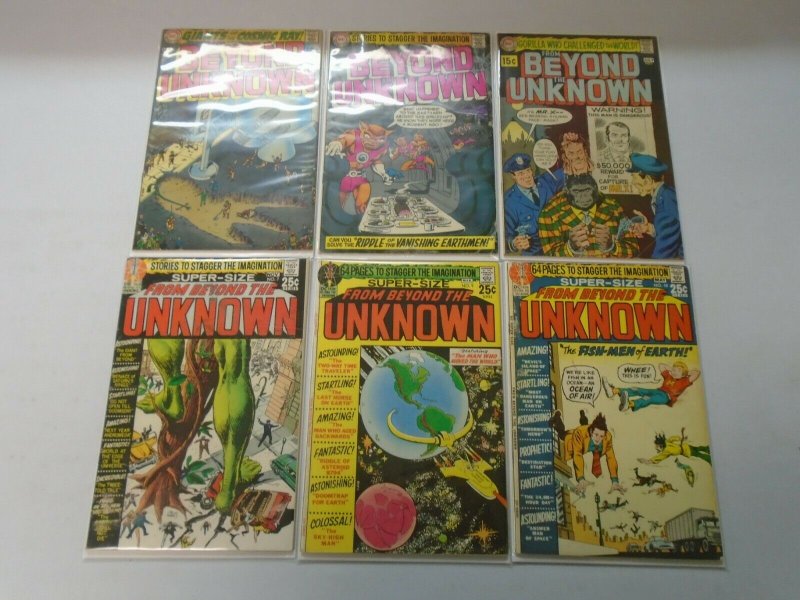 From Beyond the Unknown lot 17 different from #2-25 avg 4.0 VG (1970-73)