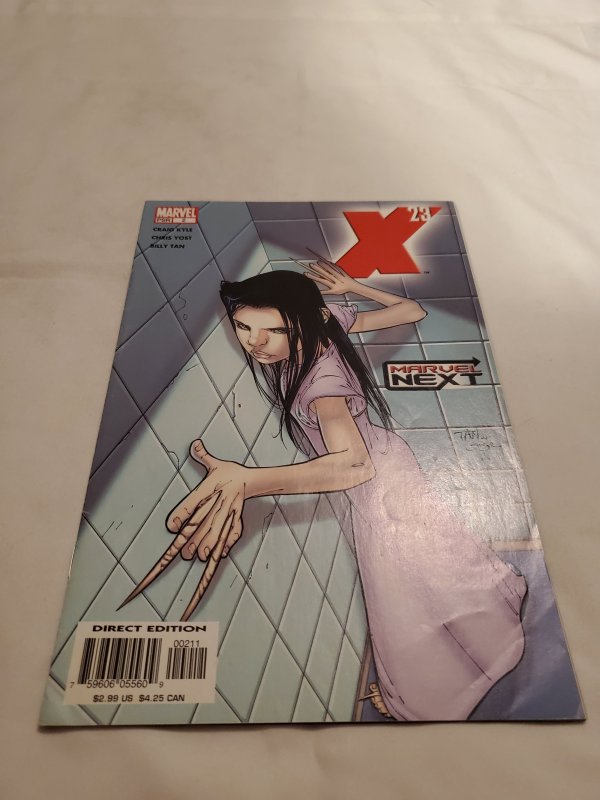 X-23 2 Near Mint- Cover by Billy Tan