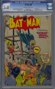 BATMAN #86 CGC 5.0 JOKER INDIAN COVER 1ST BATMARINE JIMMY OLSEN #1 AD