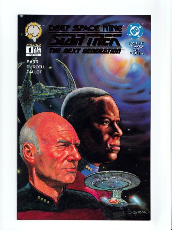 Star Trek Deep Space Nine Lot of 4 #1 Issues Malibu / DC Comics 1993 1994 NM