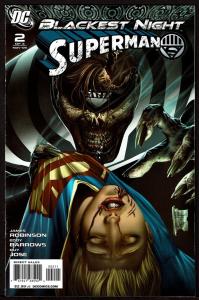 Blackest Night Superman #s 1, 2, 3 (Oct-Dec 2009, DC) 9.2 NM-