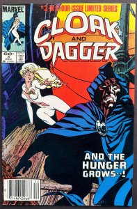 Cloak and Dagger #3 Newsstand Edition (1983)