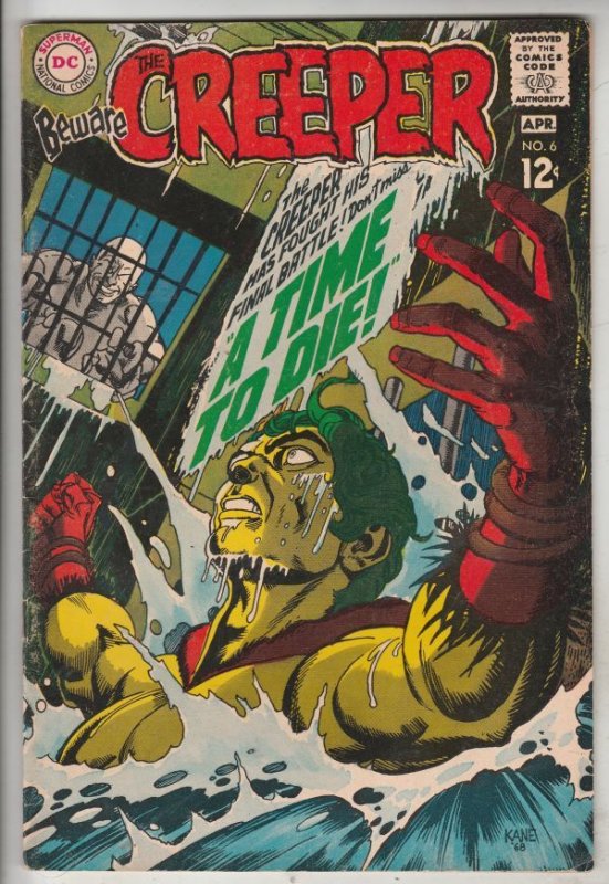 Creeper, Beware The #6 (Apr-69) VF/NM High-Grade Creeper