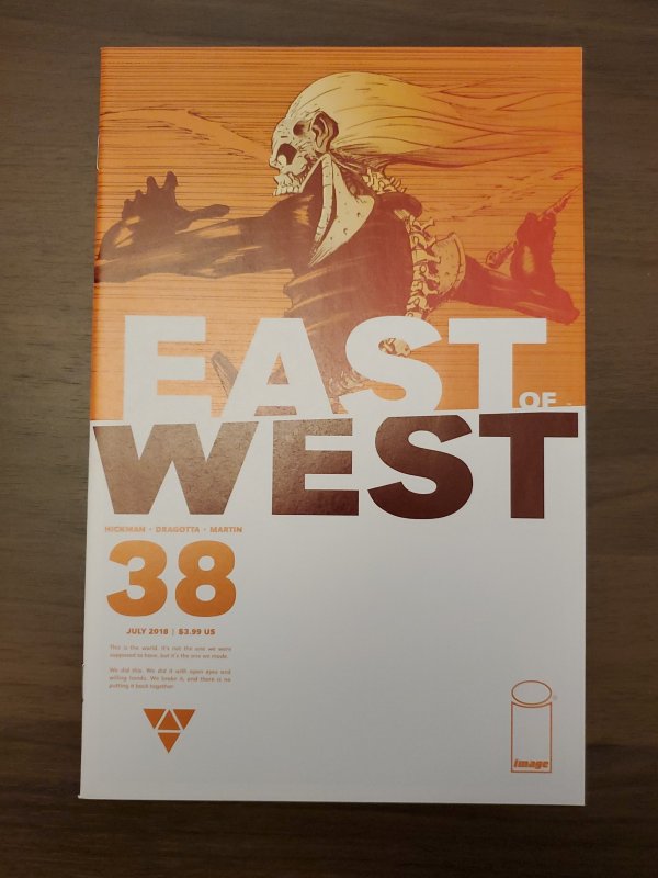 East of West #38 (2018) (9.2) by Jonathan Hickman