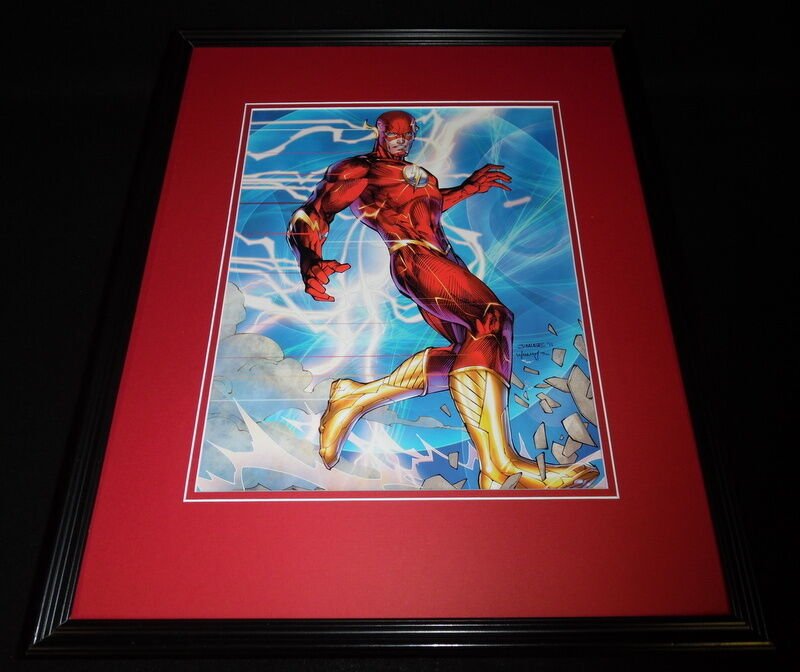 Flash 2015 DC New 52 Framed 11x14 Photo Poster B