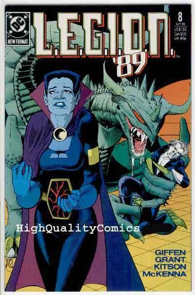 LEGION #8, NM+, Alan Grant,Keith Giffen, 1989, Dox, Lobo, Don't Look Back