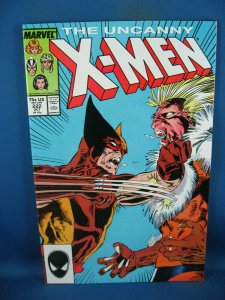 UNCANNY X MEN 222 NM- WOLVERINE SABERTOOTH 1987