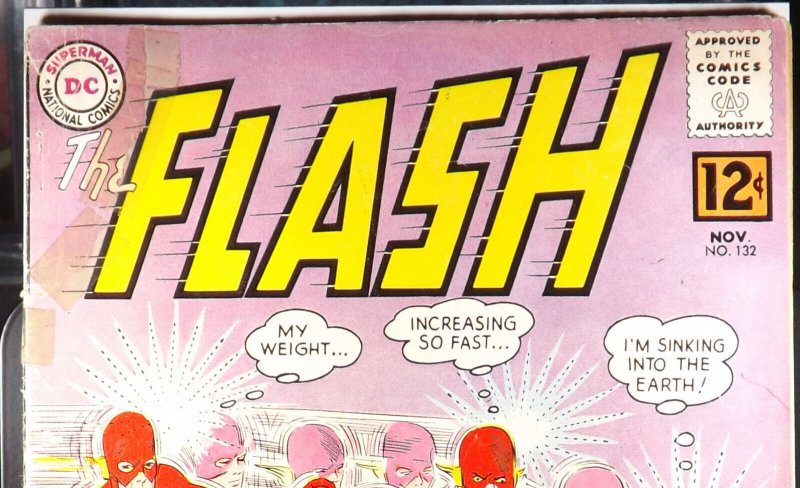 FLASH #132 GD/VG 1962 Silver Age DC Comics DCU 