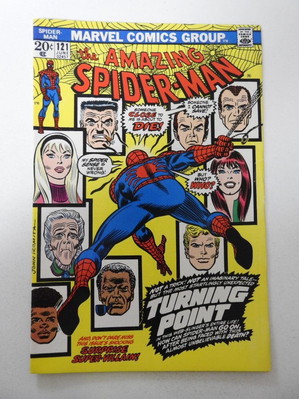 The Amazing Spider-Man #121 (1973) FN+ Condition! 1/4 in tear fc