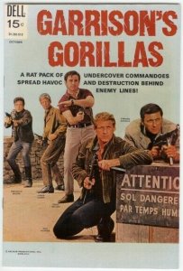 GARRISONS GORILLAS (1968-1969 DELL) 5 VF+ PHOTOCOVER : COMICS BOOK