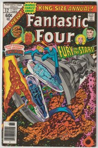 Fantastic Four Annual #12 (1977, Marvel) VG condition (4.0), Inhumans appearance