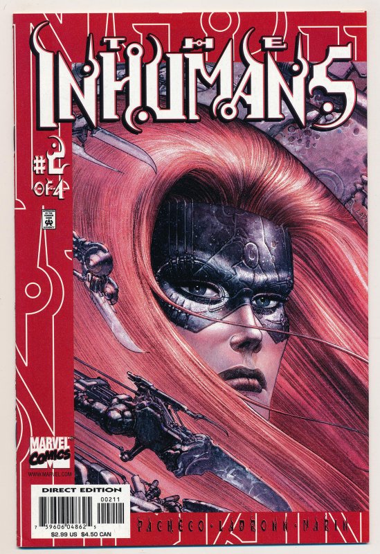 Inhumans (2000 3rd Series) #1-4 VF/NM Complete series