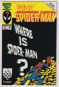 Web of Spider-Man #18 (1986) Spider-Man [Key Issue]