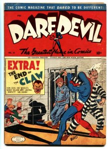 Daredevil #31 1945-Lev Gleason-Violent hanging cover-comic book 