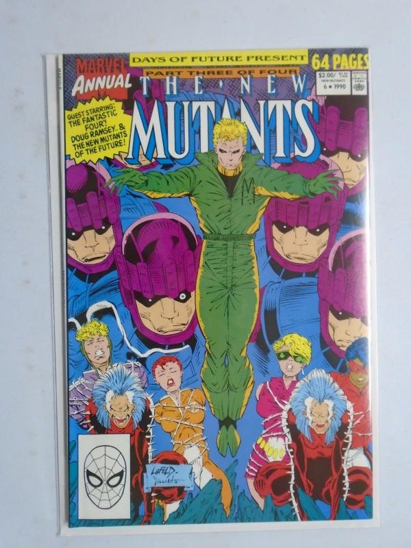 Marvel The New Mutants Ann # 6 # 30 F 4 8.0 VF (1990)