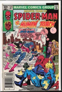 Marvel Team-Up #121 Newsstand Edition (1982) Spider-Man [Key Issue]