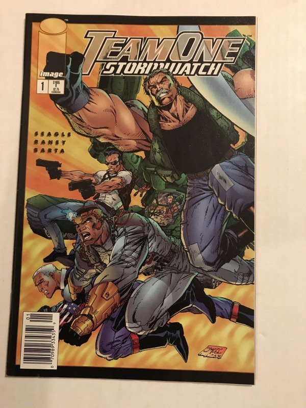 Team One: Stormwatch #1 : Image 1995 VF/NM; Rare Newsstand Variant