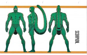 Official Handbook of the Marvel Universe Sheet- Scorpion