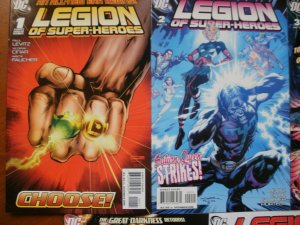 5 Near-Mint DC Comic: LEGION OF SUPER-HEROES 31 2 3 4 5 (2010) Saturn Queen Sun
