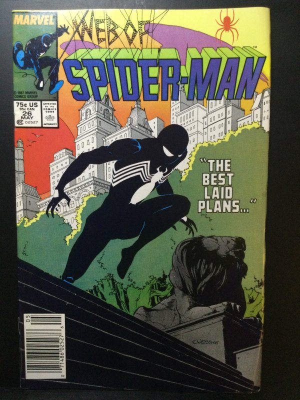 Web of Spider-Man #26 Newsstand Edition (1987)