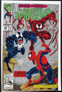 The Amazing Spider-Man #362 Second Print Cover (1992) Spider-Man