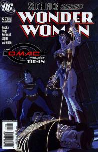 Wonder Woman (2nd Series) #219 (2nd) FN ; DC | Superman OMAC Project Greg Rucka