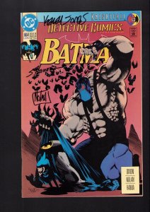 Detective Comics #664 - SIGNED BY KELLEY JONES, S.HANNA, G.NOLAN! (8.0) 1993