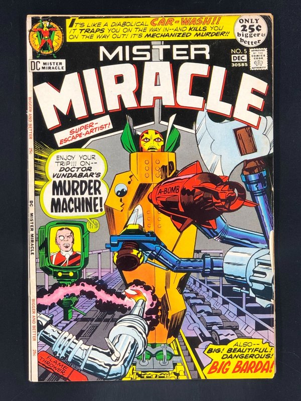 Mister Miracle #5 (1971) 1st Appearance of Virman Vundabar