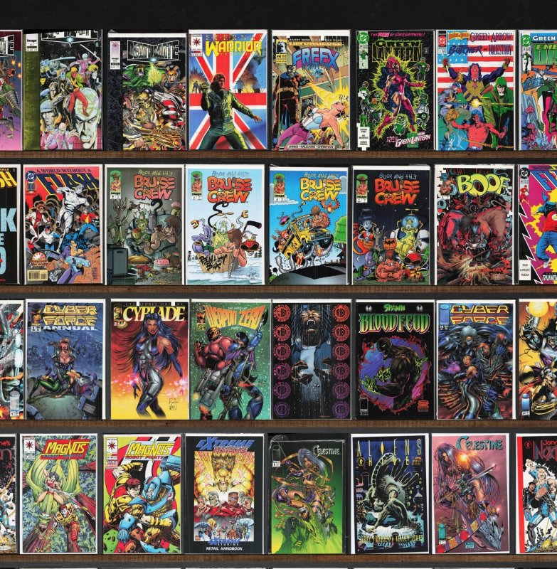 Huge Lot 150+ Comics with The Flash, Eternal Warrior, Excalibur & More!