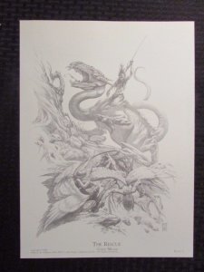 1983 DRAGON REALM Portfolio by Chris Miller SIGNED #318/1500 NM/VF 11x15