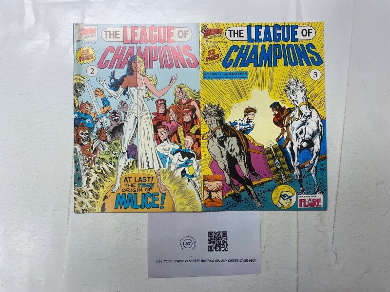 2 League of Champions HERO comic books #2 3 4 KM27