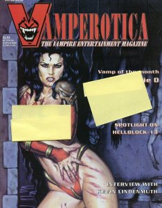 Vamperotica Vol 1 #4 Adult Magazine Brainstorm The  Vampire Debbie D 1998 VG 4.0