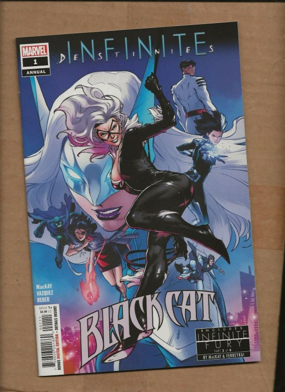 BLACK CAT ANNUAL #1  1ST APPEARNCE TIGER DIVISION MARVEL 1ST PRINTING  INFINITE 