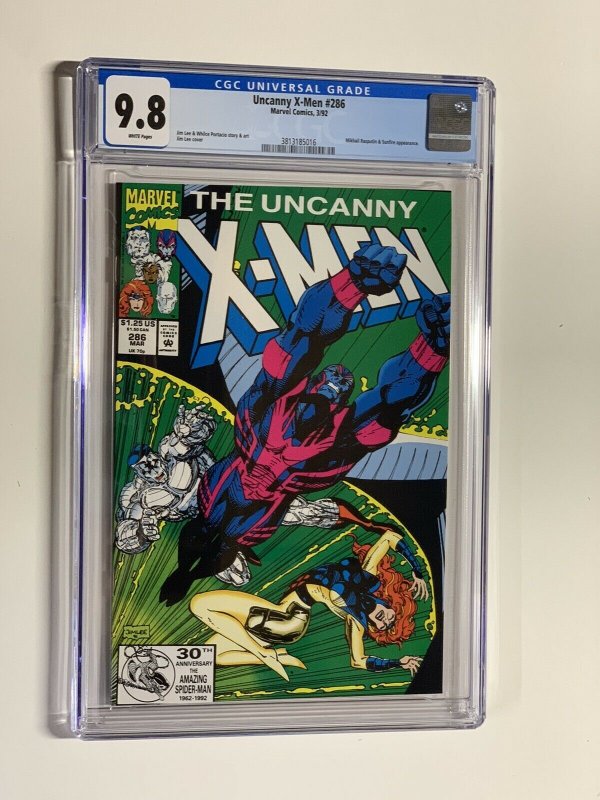 uncanny X-Men 286 CGC 9.8 wp Marvel 1992
