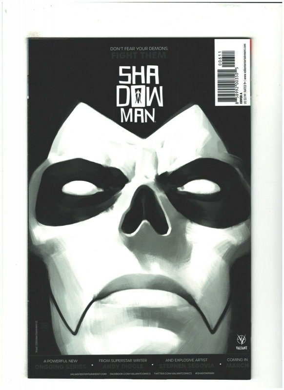 Bloodshot Salvation #6 NM- 9.2 Valiant Comics 2018 Jeff Lemire