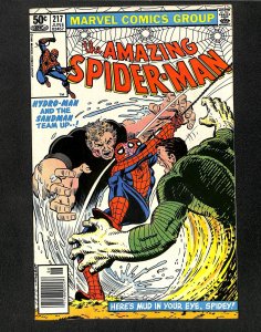 Amazing Spider-Man #217 VF- 7.5 Hydro-Man Sandman!