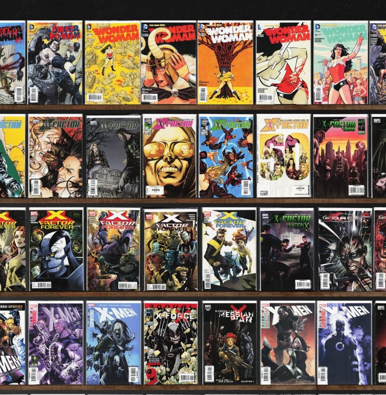 Huge Lot 150+ Comics with X-Factor, Wonder Woman, X-Force, X-Men & More!