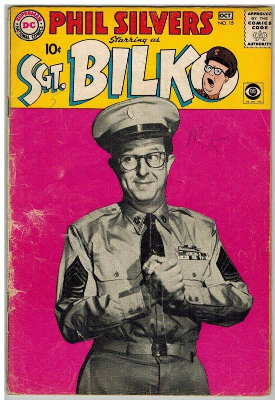 SERGEANT BILKO 15 GD Oct. 1959 PHOTO COVER