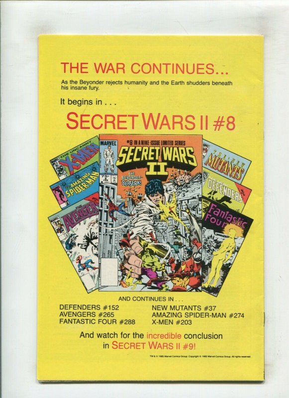 AMAZING SPIDER-MAN #273 (9.2) TO BATTLE THE BEYONDER!! 1985