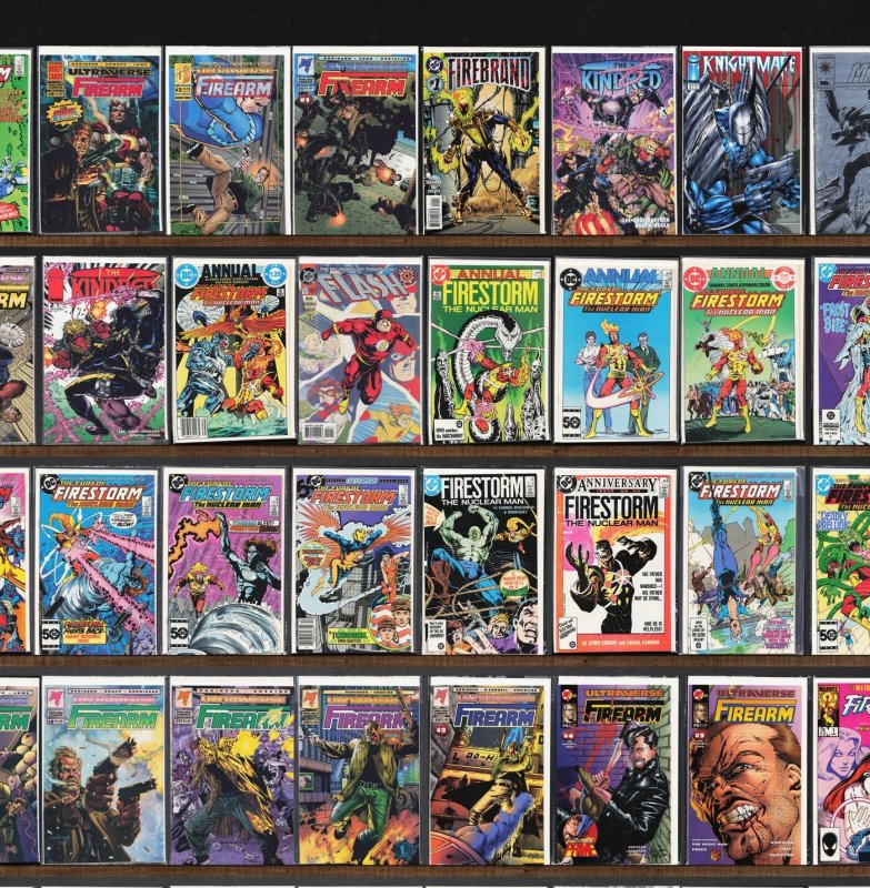 Huge Lot 150+ Comics with The Flash, Firearm, L.E.G.I.O.N., The Kindred & More!