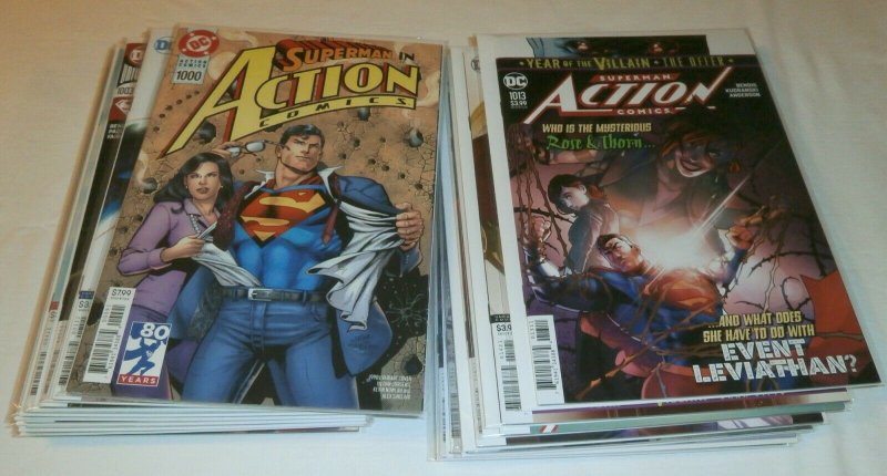 Action Comics by Bendis #1000,1001-1020,1022 comics lot of 22 Sook Epting Romita