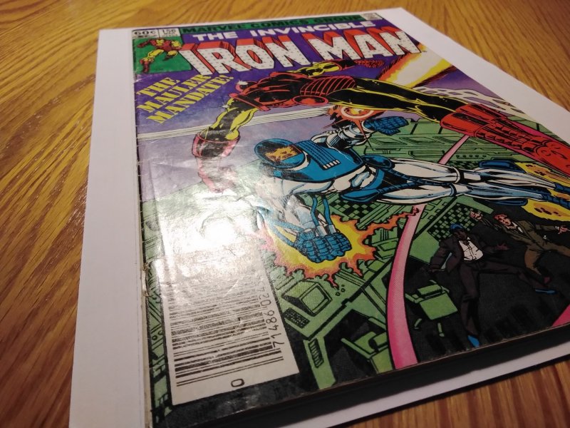 Iron Man #156 Newsstand Edition (1982)