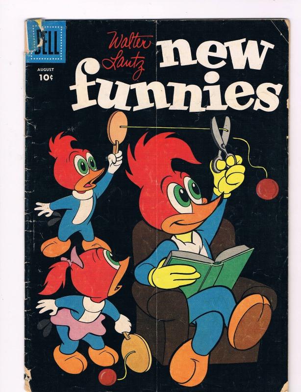 Walter Lantz New Funnies Presents Woody Woodpecker # 234 VG Dell Comics 1955!!!