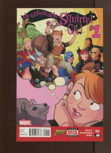 Unbeatable Squirrel Girl #1 (9.2) Rico Renzi Art 2015