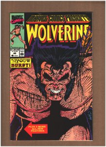 Marvel Comics Presents #46 NEWSSTAND 1990 WOLVERINE Rob Liefeld VF 8.0